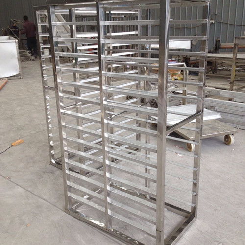 食品行業(yè)高效物流伙伴 煙臺(tái)鵬翔不銹鋼廠家直銷(xiāo)架子車(chē)